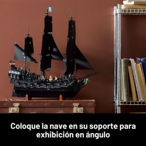 LEGO Icons Juego de Construcción de Barco Pirata del Capitán Jack Sparrow para Adultos, Mayores de 18 Años - Decoración de Habitación para Oficina, Dormitorio o Estante - Barco Coleccionable Perla