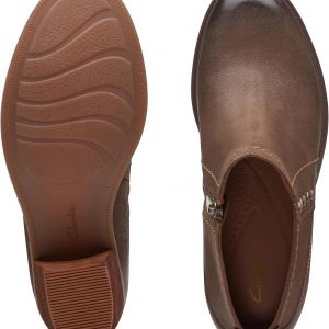 Clarks 261752584045 Neva Lo Dark Tan L Mujer M070