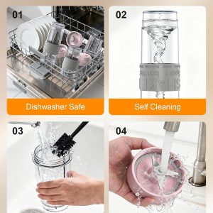 Smoothie Blender and Grinder Combo, 10-Piece Blenders Shakes