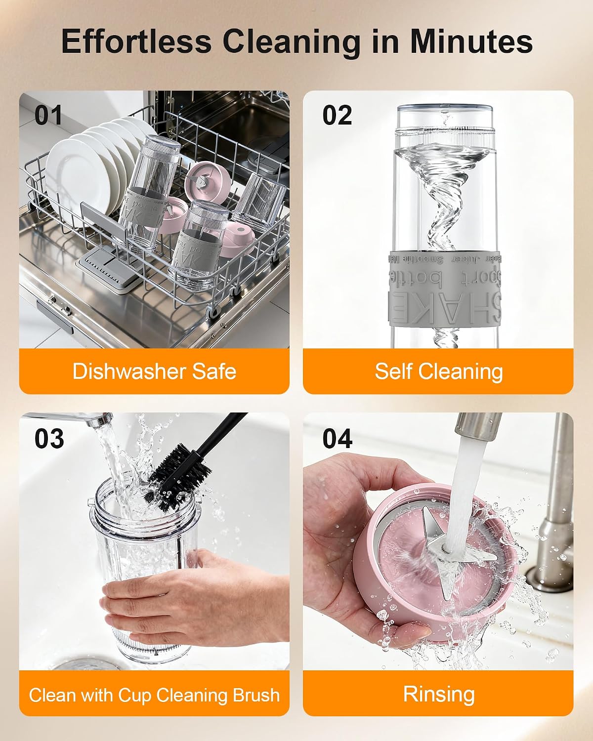 Smoothie Blender and Grinder Combo, 10-Piece Blenders Shakes