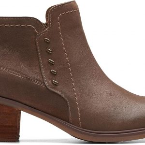 Clarks 261752584045 Neva Lo Dark Tan L Mujer M070