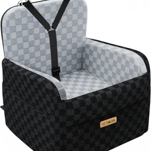 PETICON Asiento de coche impermeable para perros pequeños y medianos