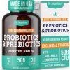 Prebiotics and Probiotics: Lactobacillus Gasseri, Lactobacillus Rhamnosus, Plantarum, Casei, Bifidobacterium longum, lactis, infantis. Probiotic Prebiotic, Pre and Probiotics for Digestive Health.