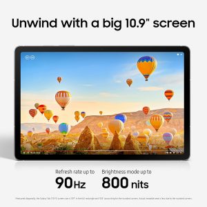 Samsung Galaxy Tab S10 FE 5G Ai with S-Pen, 128GB + 8GB, 10.1" 8000 mAh, Factory Unlocked (Gray) (Renewed)