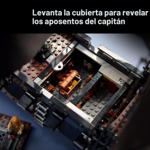 LEGO Icons Juego de Construcción de Barco Pirata del Capitán Jack Sparrow para Adultos, Mayores de 18 Años - Decoración de Habitación para Oficina, Dormitorio o Estante - Barco Coleccionable Perla