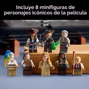 LEGO Icons Juego de Construcción de Barco Pirata del Capitán Jack Sparrow para Adultos, Mayores de 18 Años - Decoración de Habitación para Oficina, Dormitorio o Estante - Barco Coleccionable Perla