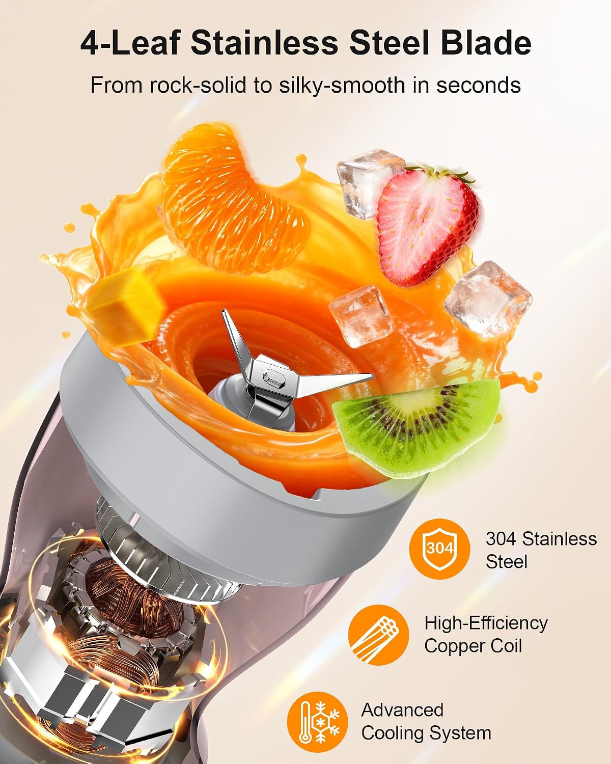 Smoothie Blender and Grinder Combo, 10-Piece Blenders Shakes