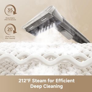 DREAME N20 - Máquina limpiadora de alfombras de vapor con lavado de vapor y agua caliente, limpiador de tapicería portátil con autolimpieza, succión de 17 Kpa, perfecto para mascotas, automóvil