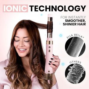 ELLA BELLA® 6 in 1 Professional Hot Air Styler & Straightener, Fast Drying
