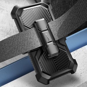 i-Blason Armorbox for Google Pixel 8 Pro Case with Stand & Belt-Clip, Black
