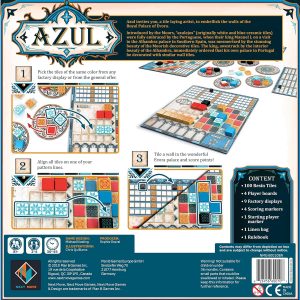 Azul Mosaic Tile-Placement Strategy Board Game, 2-4 Players, 30-45 Min