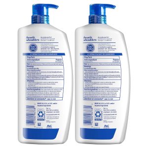 Head & Shoulders Dry Scalp Care Champú anticaspa paquete doble, protección de 72 horas, aceite de almendras, 32.1 onzas líquidas cada uno