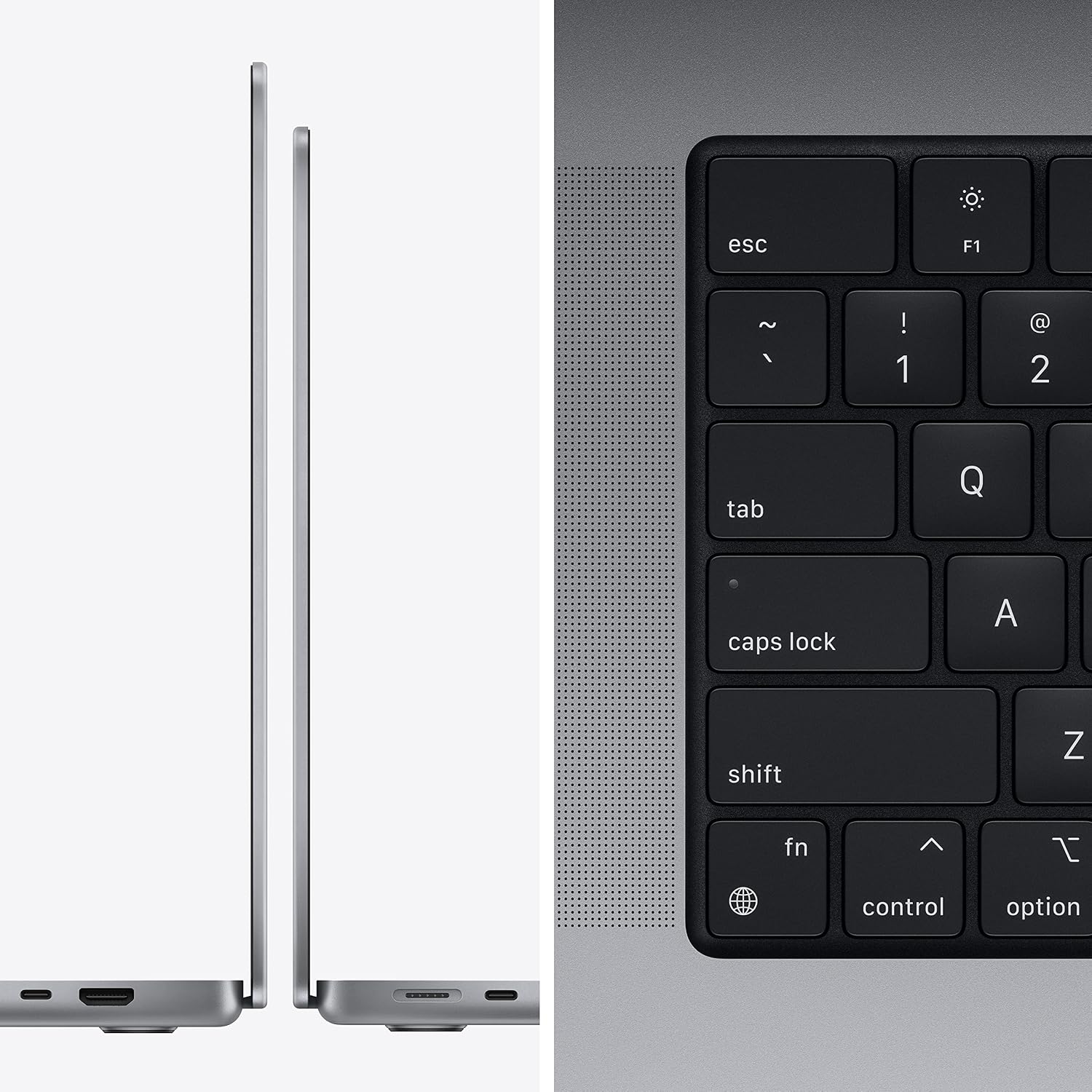 Apple MacBook Pro 2021 con chip Apple M1 Pro de 14 pulgadas, 32 GB de RAM, 512 GB de almacenamiento SSD, gris espacial (renovado)