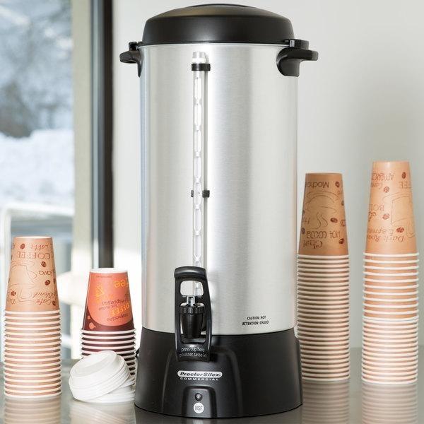 Percoladora PROCTOR SILEX 100 Tazas Acero Inoxidable