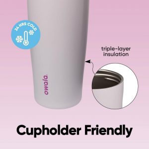 Owala FreeSip Sway Stainless Steel Water Bottle 40 oz Dreamy Field