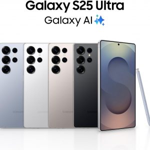 Samsung Galaxy S25 Ultra 5G, 512GB + 12GB RAM, Silver Blue - Unlocked (Renewed)