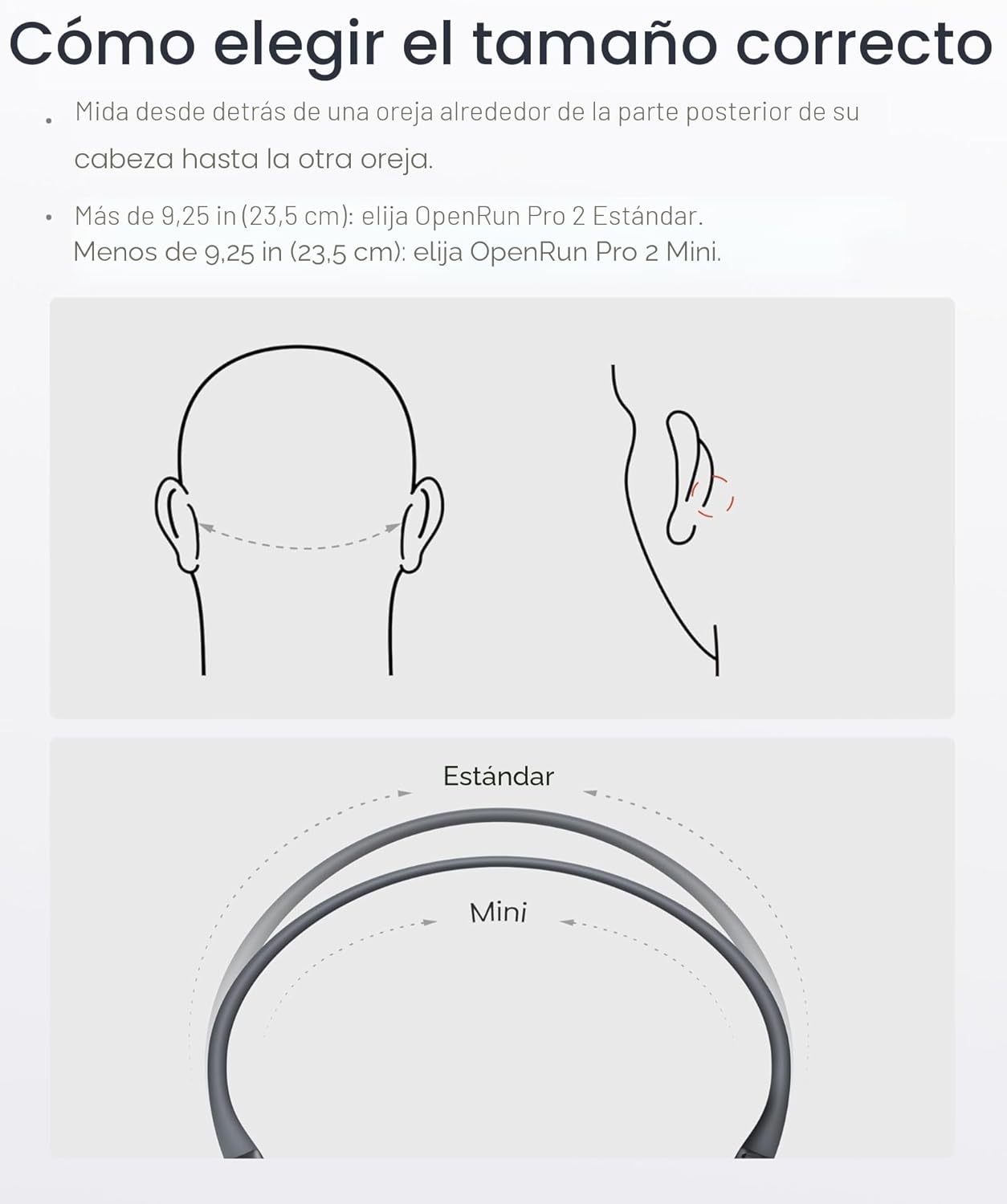 SHOKZ OpenRun Pro 2 Auriculares deportivos Bluetooth con conducción ósea