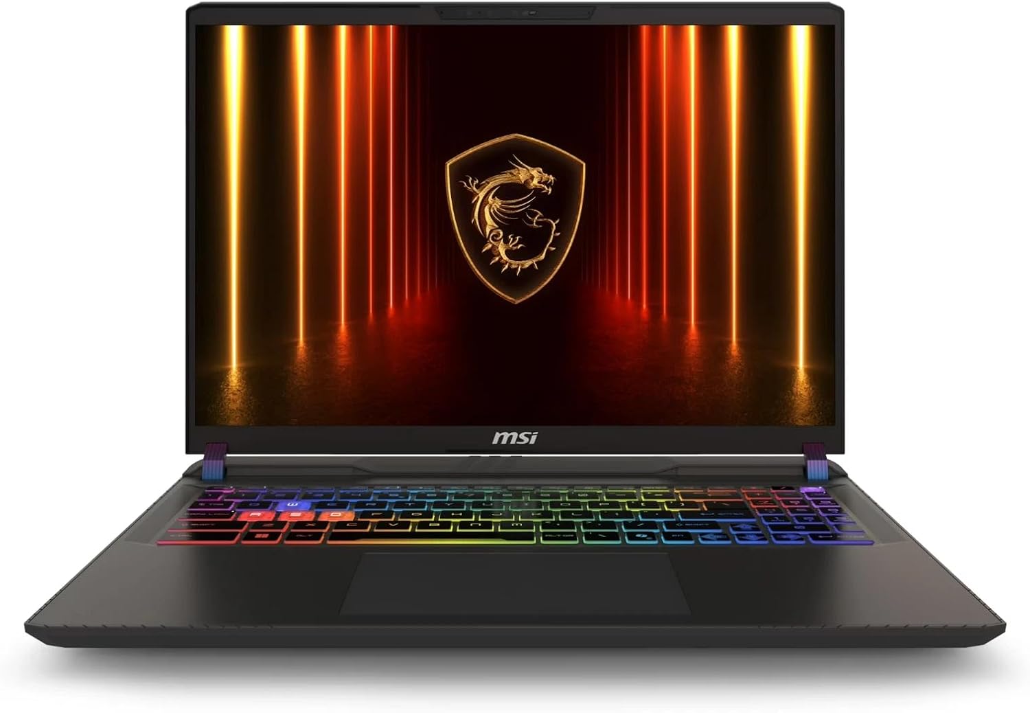 MSI Vector 16 HX AI 16" 2560x1600 240Hz Display Laptop para Juegos, AMD Ryzen 9 8940HX (16 Núcleos, 2.4-5.3 GHz), NVIDIA RTX 5070 Ti 12GB GDDR7, 32GB RAM, 1TB NVMe SSD, Windows 11 Pro