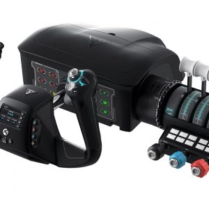 Turtle Beach VelocityOne Flight Universal Control System - Xbox Series X & Xbox Series S, Xbox One & Windows 10 & 11 PCs with Yoke Handle, Throttle Quadrant, Trim Wheel & Rudder Controls
