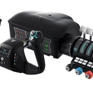 Turtle Beach VelocityOne Flight Universal Control System - Xbox Series X & Xbox Series S, Xbox One & Windows 10 & 11 PCs with Yoke Handle, Throttle Quadrant, Trim Wheel & Rudder Controls