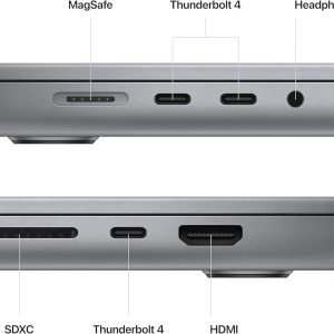2023 Apple MacBook Pro with Apple M2 Max chip (16.2-inch, 32GB RAM, 2TB SSD Storage) (QWERTY English) Space Gray (Renewed)