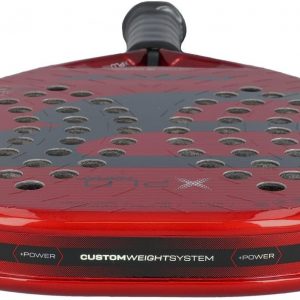 BULLPADEL Pala de pádel XPLO Comfort | Advanced Fibrix Fiber Pala Padel | GEOSHAPE para potencia explosiva y alto equilibrio | Aerodinámica mejorada de la raqueta neumática | Sistema de ondas y diseño de agujeros inteligentes