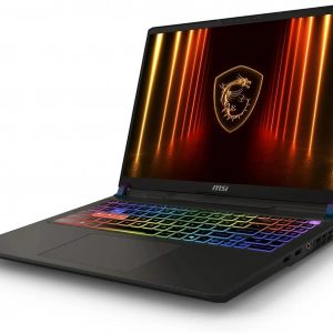 MSI Vector 16 HX AI 16" 2560x1600 240Hz Display Laptop para Juegos, AMD Ryzen 9 8940HX (16 Núcleos, 2.4-5.3 GHz), NVIDIA RTX 5070 Ti 12GB GDDR7, 32GB RAM, 1TB NVMe SSD, Windows 11 Pro