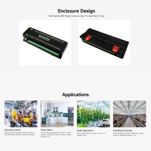 Waveshare 30-Ch Ethernet Relay Module, Modbus RTU/Modbus TCP Protocol, PoE Port Communication, with Various Isolation and Protection Circuits, Industrial Grade Rail-Mount Case