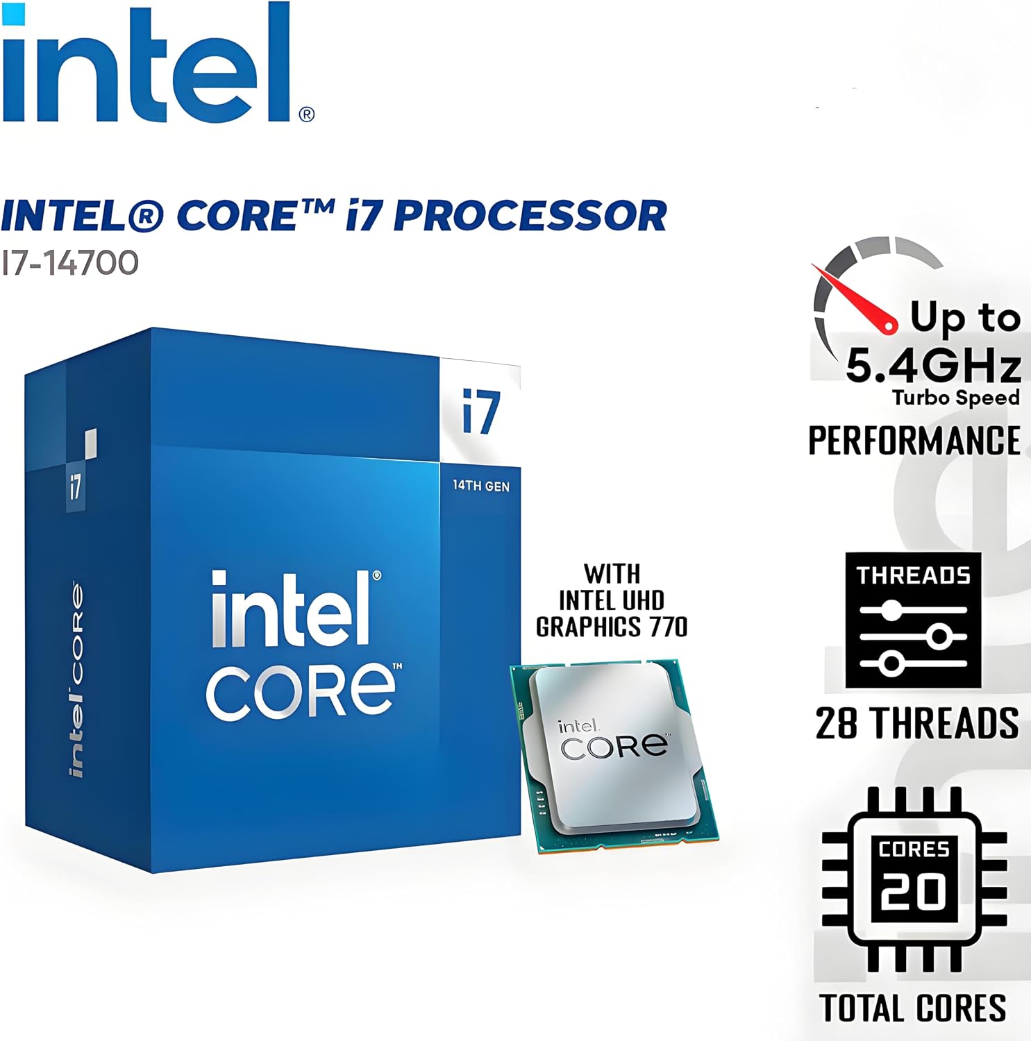 Dell Pro Tower Desktop Computers, Intel 20-Core i7-14700, 16GB RAM, 512GB