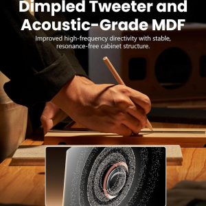 Edifier MR5 2.0 Studio Monitor - Altavoces para estantería, 110 W RMS