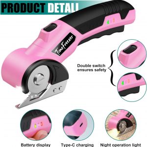 4V Electric Cardboard Cutter with LED Light