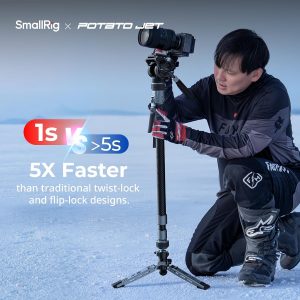 SmallRig x Potato Jet TRIBEX PRO 67" Fibra de Carbono Monopod de Video para
