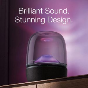 Harman Kardon Aura Studio 5 - Bluetooth Home Speaker - Constant Sound Field with 3-Way Speaker & 360-Degree Lighting - Music Streaming & Auracast Multi-Speaker Connection