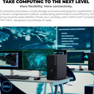 Dell Pro Tower Desktop Computers, Intel 20-Core i7-14700, 16GB RAM, 512GB