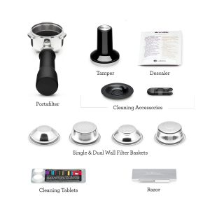 Breville BES500DBL Bambino Plus Espresso Machine, Damson Blue