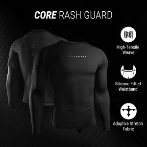 Hayabusa Men's Core Long Sleeve BJJ Rash Guard
