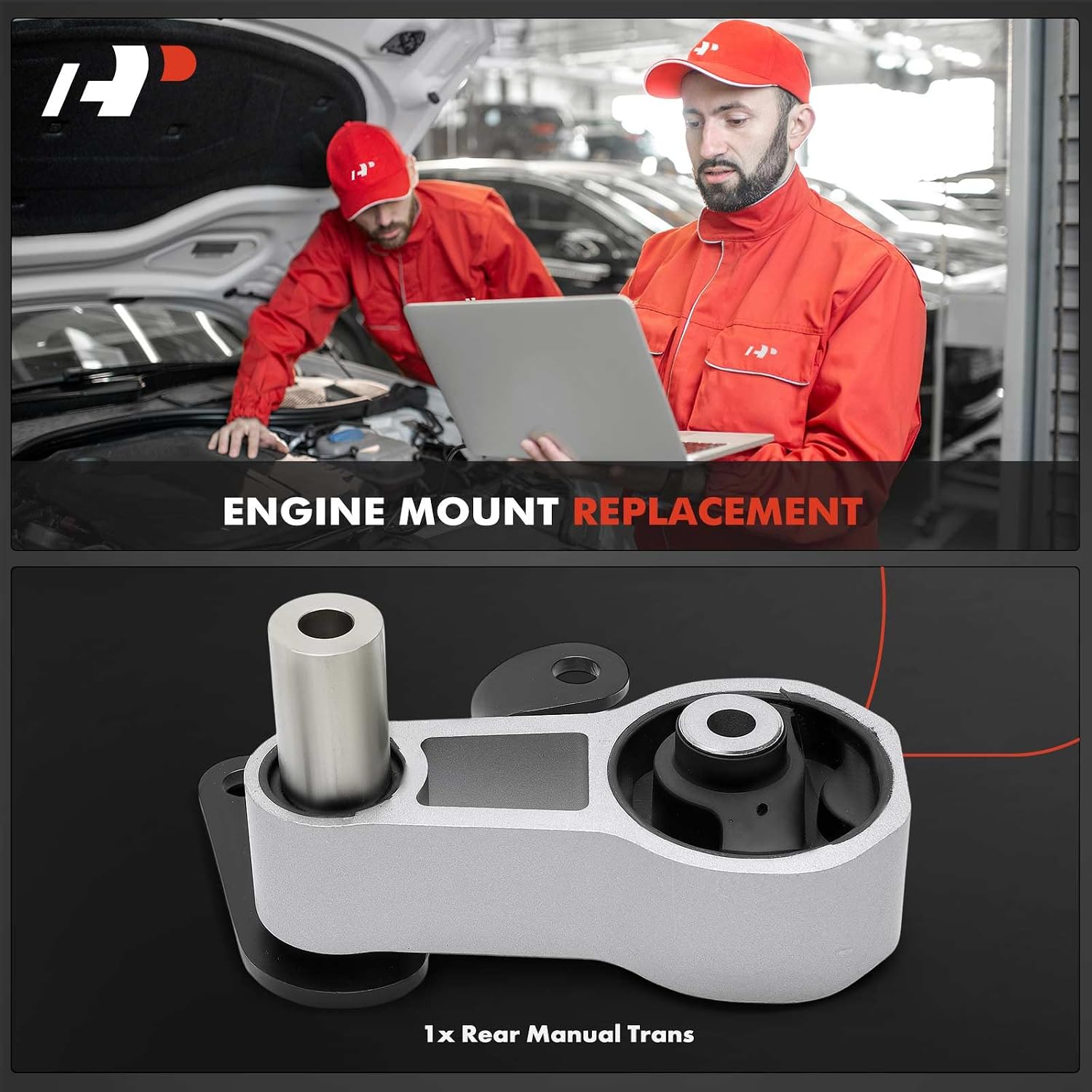 A-Premium Rear Torque Strut Mount Compatible with Ford Fiesta 2011-2019