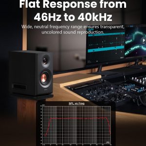 Edifier MR5 2.0 Studio Monitor - Altavoces para estantería, 110 W RMS