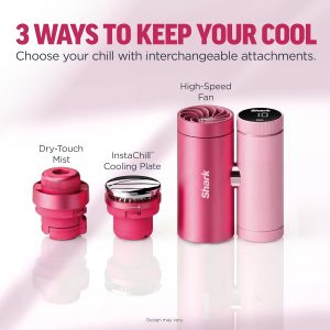 Shark ChillPill 3-in-1 Fan, Mist and Cooling Plate, Matcha, FA022GN