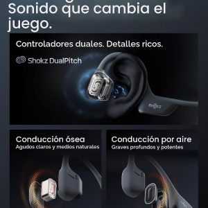 SHOKZ OpenRun Pro 2 Auriculares deportivos Bluetooth con conducción ósea