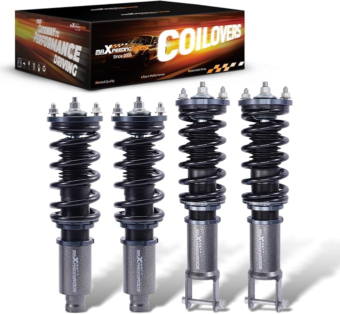 maXpeedingrods Coilovers Suspension Kit for Honda Civic 1988-2000 grey