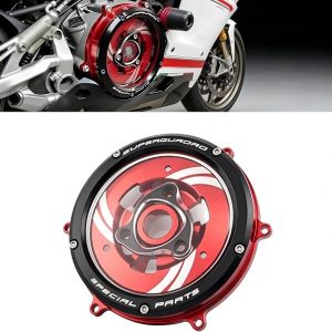 VITINO Motorcycle Clutch Cover for Ducati Panigale 959 1199 1299(Black)