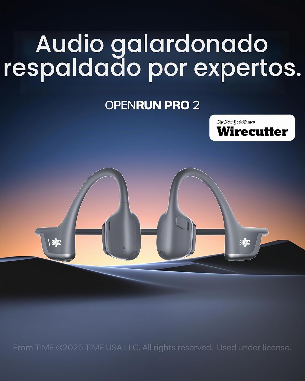 SHOKZ OpenRun Pro 2 Auriculares deportivos Bluetooth con conducción ósea
