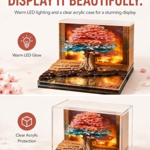 Calendario de piezas de tiempo 3D, 2027, bloc de notas semanal