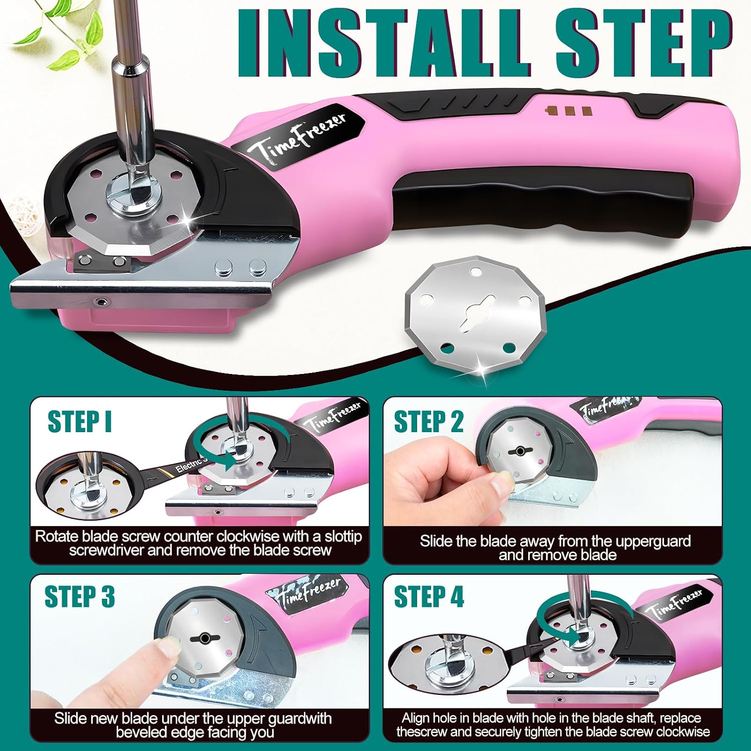 4V Electric Cardboard Cutter with LED Light