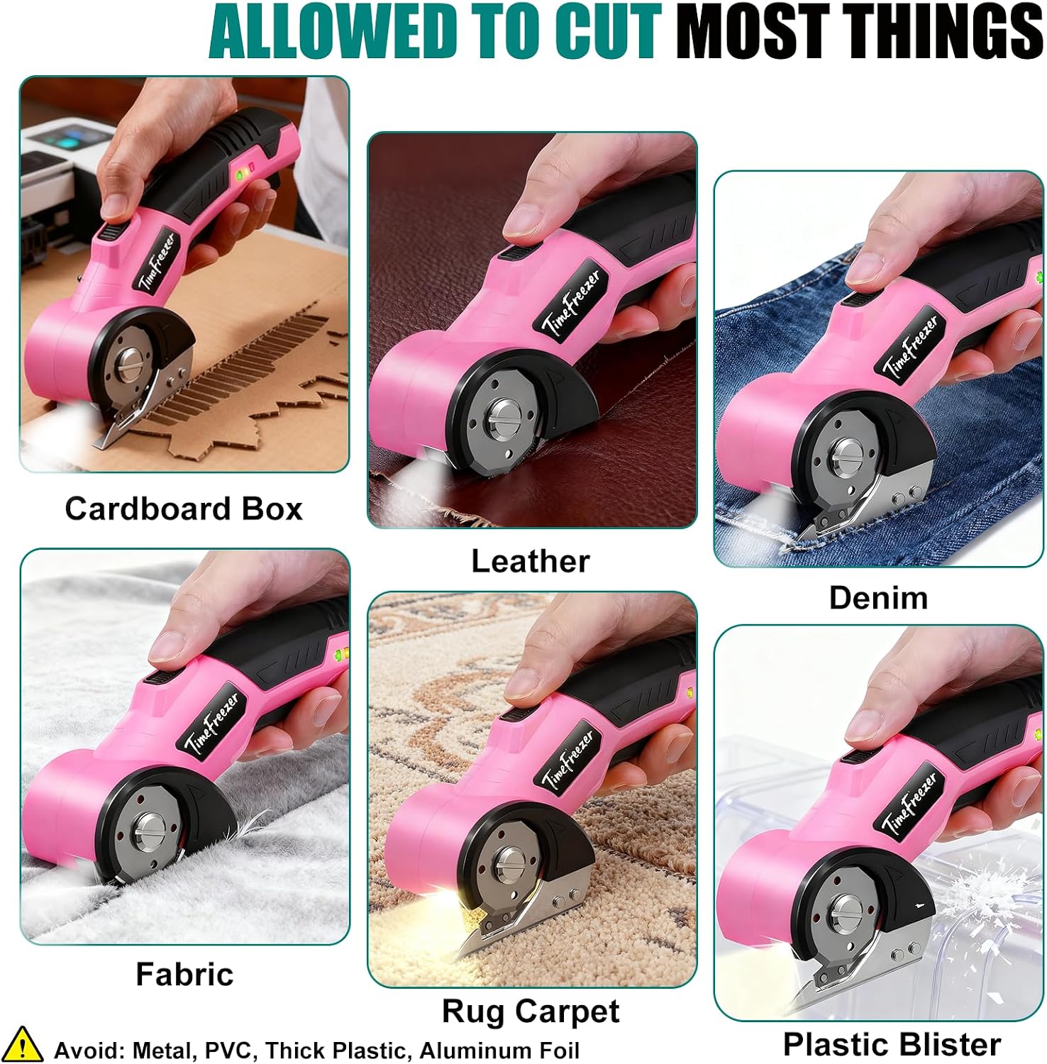 4V Electric Cardboard Cutter with LED Light