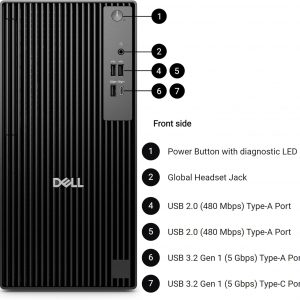 Dell Pro Tower Desktop Computers, Intel 20-Core i7-14700, 16GB RAM, 512GB