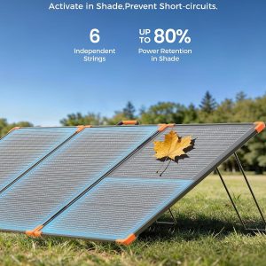 ZOUPW 230W Bifacial Portable Solar Panel N-Type 16BB for Power Station