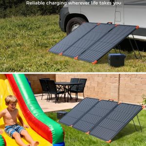 ZOUPW 230W Bifacial Portable Solar Panel N-Type 16BB for Power Station