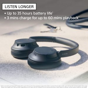 Sony WH-CH720N Auriculares inalámbricos con cancelación de ruido Bluetooth sobre la oreja con micrófono y Alexa incorporado, Negro Nuevo